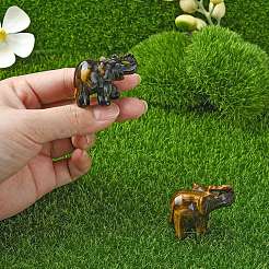 Natural Tiger Eye Home Decorations&nbsp;DJEW-YW0001-04A