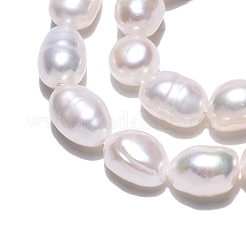 Natural Cultured Freshwater Pearl Beads Strands&nbsp;PEAR-N014-06E-01