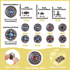 Alloy Decorative Rivets&nbsp;FIND-TA0006-58B