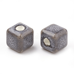 Handmade Porcelain Beads&nbsp;PORC-Q257-8x8-02