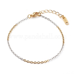 304 Stainless Steel Cable Chain Necklaces & Bracelets Jewelry Sets&nbsp;SJEW-JS01186