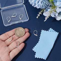 3Pairs 925 Sterling Silver Leverback Earring Findings&nbsp;STER-UN0001-89
