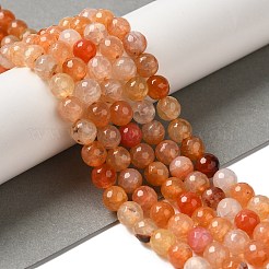 Dyed & Heated Natural Dragon Veins Agate Beads Strands&nbsp;G-P539-A01-15