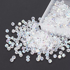 500Pcs Faceted Bicone Electroplate Glass Beads Strands&nbsp;EGLA-YW0001-08