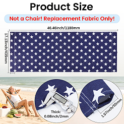 1Pc Star Pattern Chair Polycotton Cloth&nbsp;AJEW-GF0015-38C