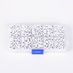 1 Box Letter Acrylic Beads&nbsp;SACR-X0013-B