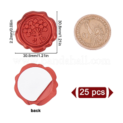 Adhesive Wax Seal Stickers&nbsp;DIY-WH0201-08A