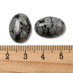 Natural Snowflake Obsidian Cabochons&nbsp;G-C115-01A-35