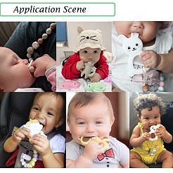 Food Grade Eco-Friendly Silicone Beads&nbsp;SIL-E004-01B