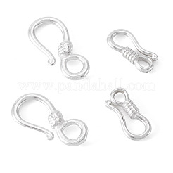 4Pcs 2 Styles Sterling Silver Hook Clasps&nbsp;STER-TA0001-47