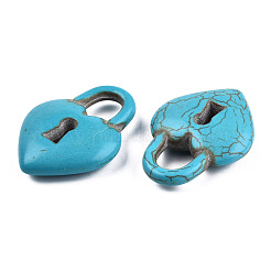 Synthetic Turquoise Pendants&nbsp;X-TURQ-S283-04A