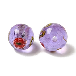Handmade Transparent Lampwork Beads&nbsp;LAMP-C016-04E-04