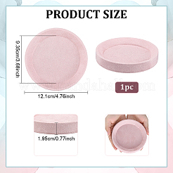 Round Velvet Jewelry Organizer Display Trays&nbsp;ODIS-WH0030-326A