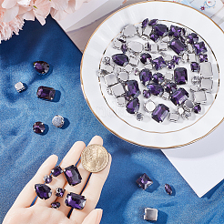 100PCS 10Style Sew on Rhinestone&nbsp;RGLA-GF0001-12B