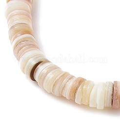 Natural Cultured Freshwater Pearl & Synthetic Turquoise Beads Stretch Bracelets&nbsp;BJEW-JB11876