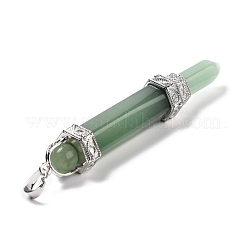 Chakra Theme Natural Green Aventurine Big Pendants&nbsp;G-I322-06P-04