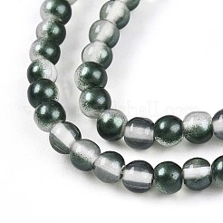 Baking Paint Transparent Glass Beads&nbsp;X1-DGLA-N011-4mm-07