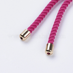 Nylon Twisted Cord Bracelet Making&nbsp;MAK-F018-16G-RS