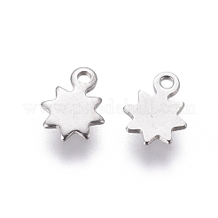 Tarnish Resistant 304 Stainless Steel Charms&nbsp;STAS-G214-43P