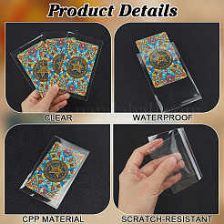 600Pcs Transparent Plastic Name Card Holders&nbsp;DIY-GO0003-33