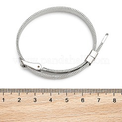 Tarnish Resistant Fashionable Unisex 304 Stainless Steel Watch Band Wristband Bracelets&nbsp;BJEW-F065B-01