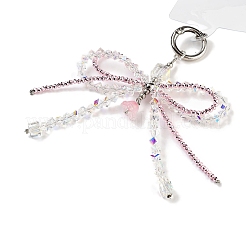 Alloy & Glass Beads Mobile Straps&nbsp;AJEW-H153-01P-01
