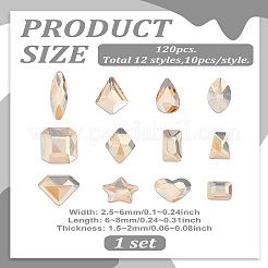 Glass Rhinestone Cabochons&nbsp;DIY-WH0699-26A