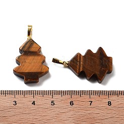 Natural Tiger Eye Pendants&nbsp;G-A203-01G