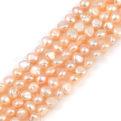 Natural Cultured Freshwater Pearl Beads Strands&nbsp;PEAR-P064-19B-11C