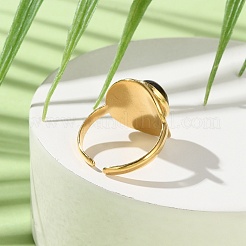 Oval Natural & Synthetic Gemstone Finger Rings&nbsp;RJEW-Q004-01G