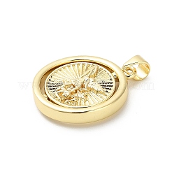 Brass Pendants&nbsp;KK-D011-01B-G