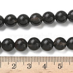 Natural Ice Obsidian Beads Strands&nbsp;G-P590-A01-8mm-03
