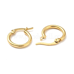 PVD Vacuum Plating 201 Stainless Steel Hoop Earrings for Women&nbsp;EJEW-G260-02E-G