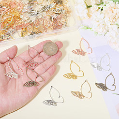 120Pcs 6 Colors Tibetan Style Alloy Pendants&nbsp;FIND-CA0009-24