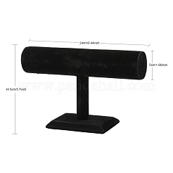 Black Velvet Bracelet T Bar Display&nbsp;X-S009
