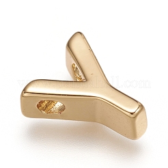 Brass Charms&nbsp;ZIRC-I037-01Y-G