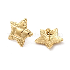 Ion Plating(IP) 304 Stainless Steel Stud Earrings&nbsp;EJEW-Z022-18G