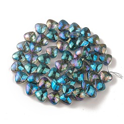 Transparent Electroplate Glass Bead Strands&nbsp;EGLA-P050-FR03