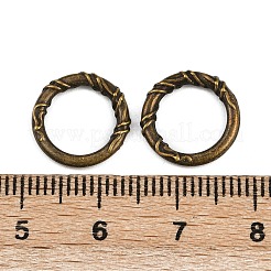 Tibetan Style Alloy Linking Rings&nbsp;TIBE-B003-06AB