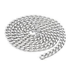 Aluminium Curb Chains&nbsp;CHA-TAC0001-01S