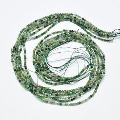 Natural Moss Agate Beads Strands&nbsp;X-G-J002-03H