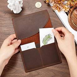 Rectangle Leather Travel Passport Wallet Cover&nbsp;AJEW-WH20007-02B