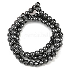 Synthetic Non-magnetic Hematite Beads Strands&nbsp;GG-CBAB93D-B01-5mm