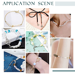 Brass & Iron Crimp Beads and Crimp Bead Covers Set&nbsp;KK-PH0003-98