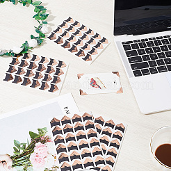 Retro Hot Stamping Paper Photo Corner Self-Adhesive Stickers&nbsp;AJEW-WH20006-59E