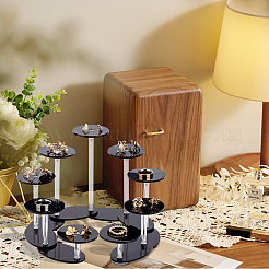 9-Tier Opaque Acrylic Products Adjustable Display Resers&nbsp;ODIS-WH0002-62B