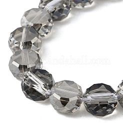 Electroplate Glass Beads Strands&nbsp;X-EGLA-L045-G-PL04