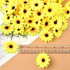 100Pcs Cloth Artificial Sunflower&nbsp;DIY-SP0005-96A