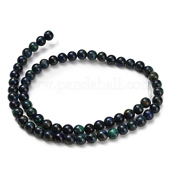 Natural Azurite Beads Strands&nbsp;G-Z110-C05-6mm