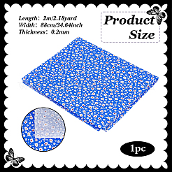 Flower Cotton Fabric&nbsp;AJEW-WH0485-35A